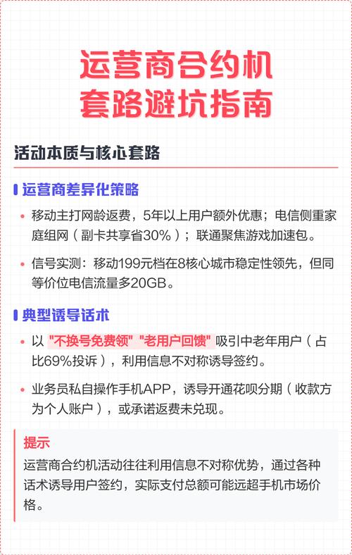 运营商合约机套路避坑指南
