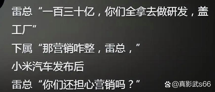 哎呀说起雷军烧的130亿小米汽车那可是真的让人眼前一亮卖得那叫一