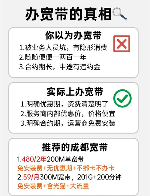 成都宽带办理避坑指南别被割韭菜
