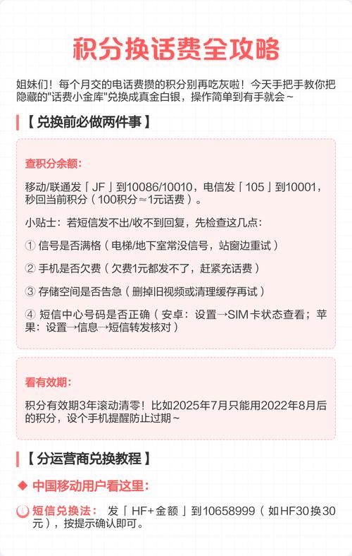 每月话费积分别浪费手把手教你兑换真金白银操作超简单  兑换前