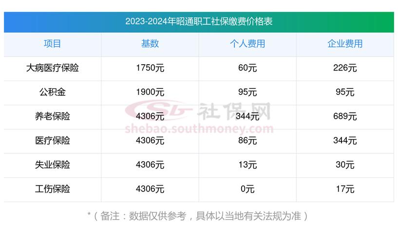 2025年昭通社保缴费标准是多少钱2025年昭通社保养老最低缴费基数是