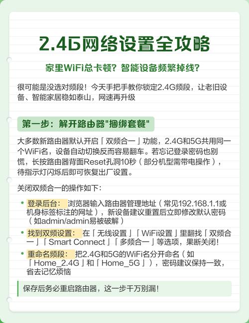 24g网络设置全攻略