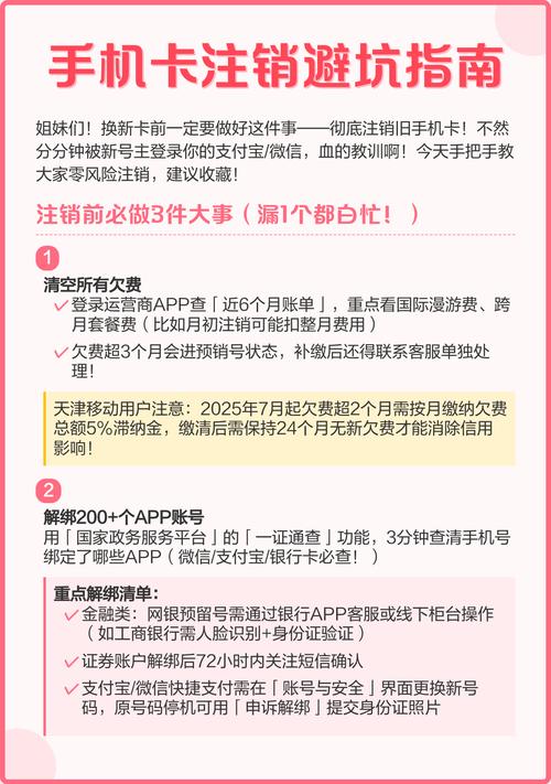 手机卡注销避坑指南手残党也能一次过