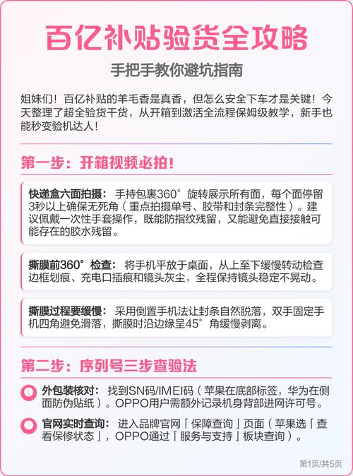 百亿补贴验货全攻略手把手教你避坑指南