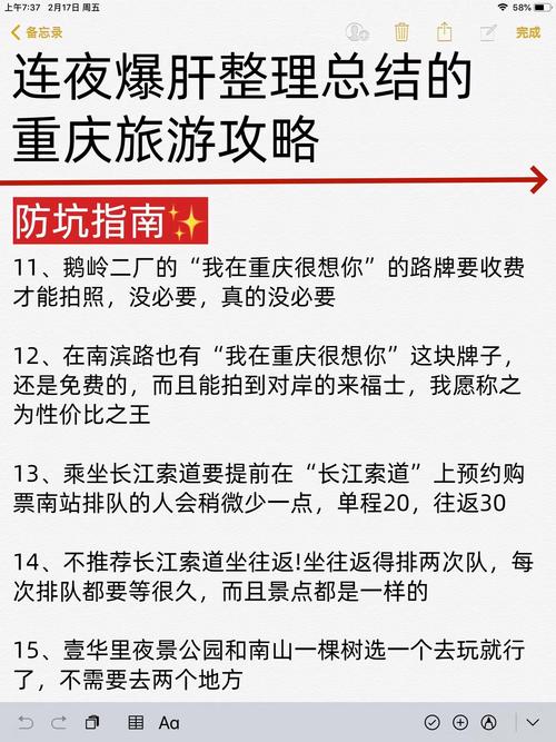 重庆旅游避坑指南全是干货糖果