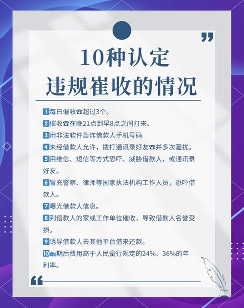 10种违规催收行为你知道吗