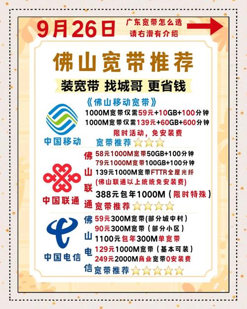 佛山宽带避坑指南三网高速对比