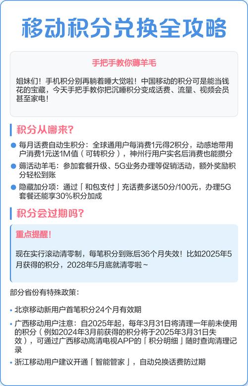 中国移动积分别闲置速来解锁兑换攻略