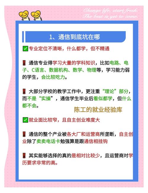  通信行业的就业市场相对狭窄自主创业