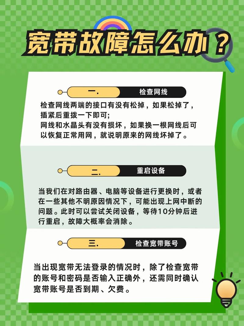 宽带故障怎么办不要急教你几招轻松解决 嘿小伙伴们