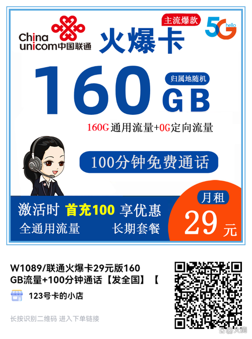 流量卡160g