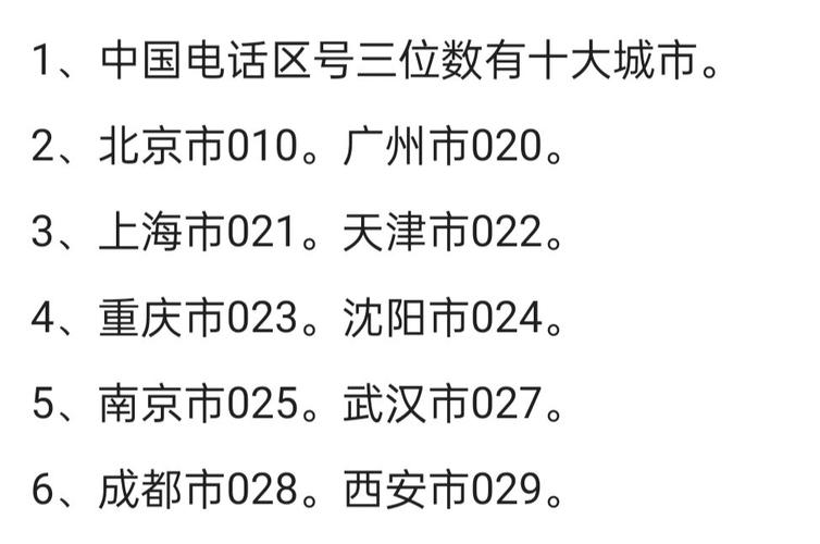 正式确认三位数区号与中国十大城市 第一中国最后一个三位数区号026