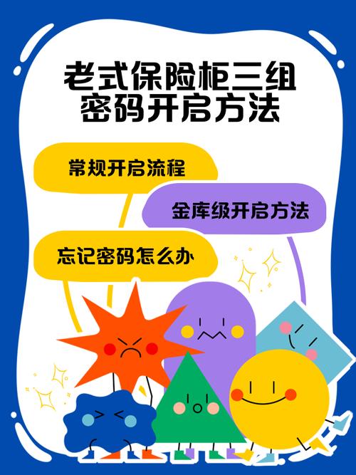 老式保险柜三组密码开启方法