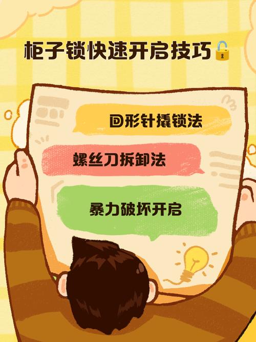 柜子锁快速开启技巧
