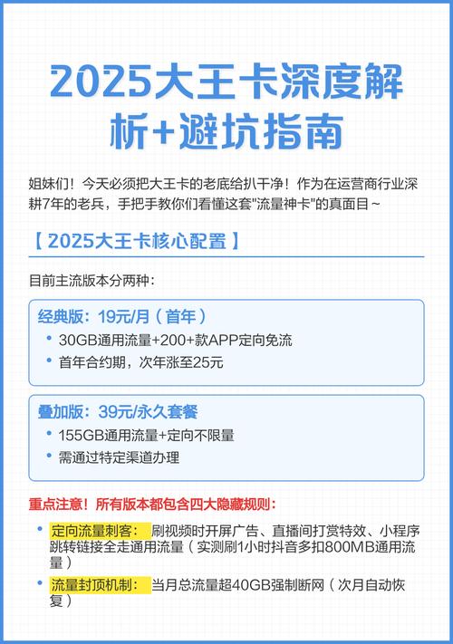 9 52025大王卡深度解析 避坑指南