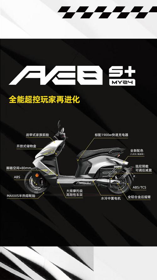 zeeho摩托车整车zeeho 极核全能超控玩家高性能电摩电动摩托车ae8s