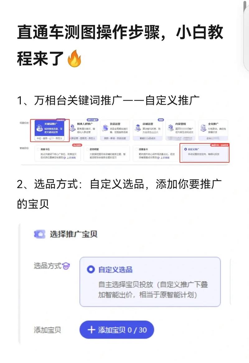直通车测图步骤小白教程淘宝 淘宝运营 新手开网店 