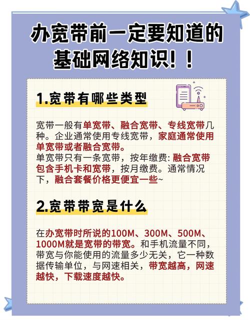 宽带办理前必知的基础知识