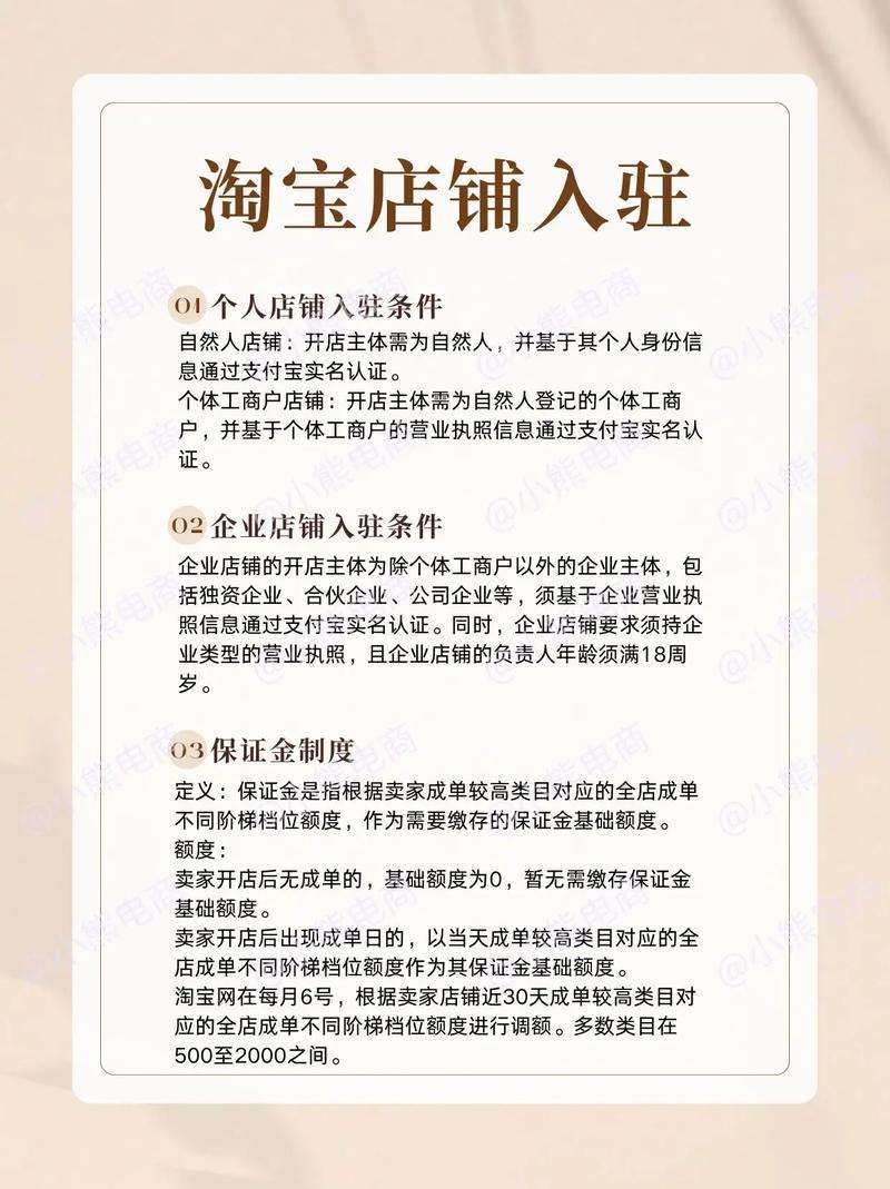 淘宝店铺怎么入驻怎么开店给大家整理了一下我们做网店的基
