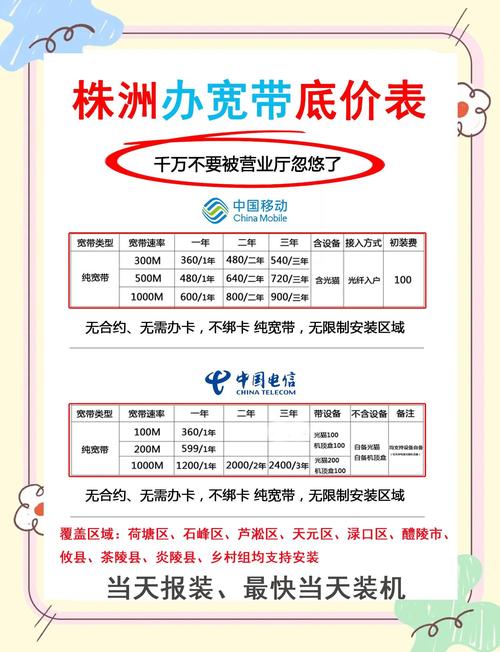株洲宽带办理省钱攻略避坑指南