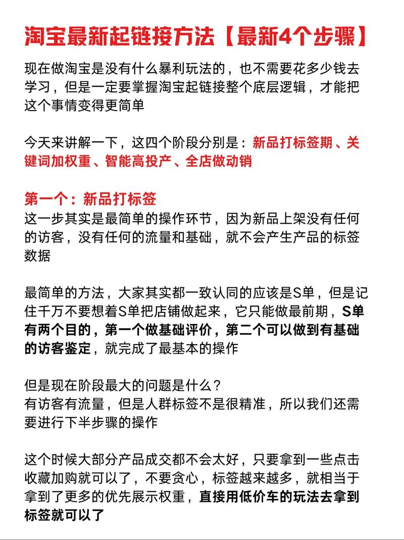 淘宝最新起链接方法最新四个步骤淘宝运营 淘宝运营教程