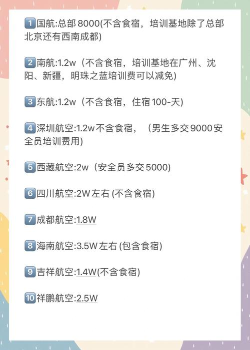 航司培训费大公开省钱避坑指南