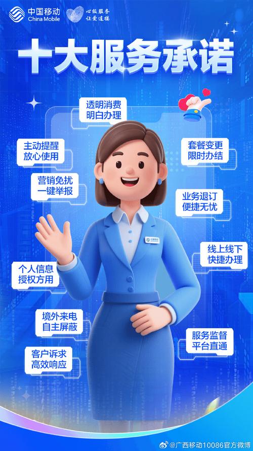 中国移动十项服务承诺心级服务