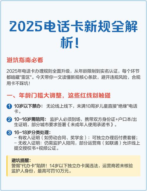 2025电话卡新规全解析避坑指南必看