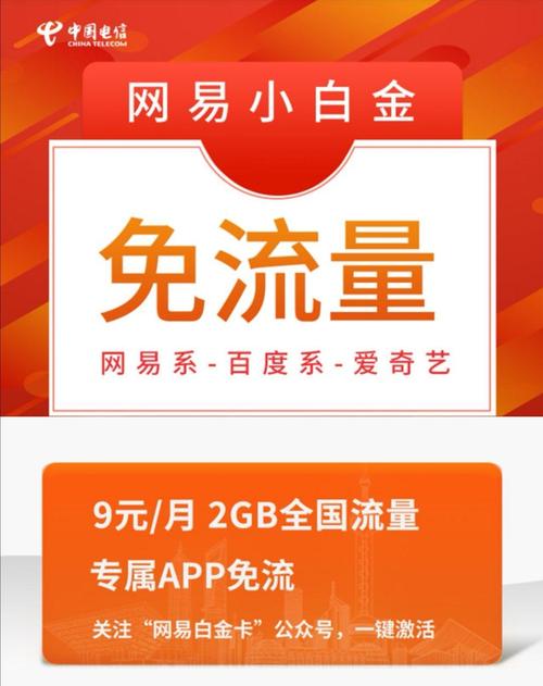 云南电信促销网易白金卡9元2gb29元20gb