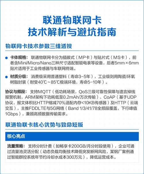 联通物联网卡技术解析与避坑指南