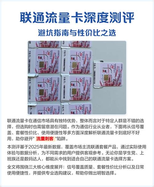 联通流量卡深度测评避坑指南与性价比之选