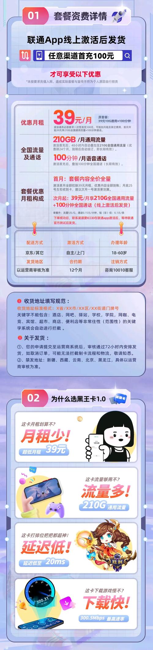 联通黑王卡1