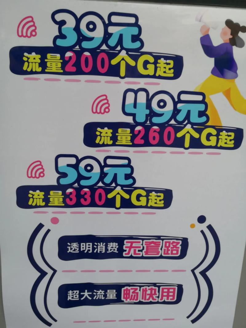 联通大流量卡套餐
