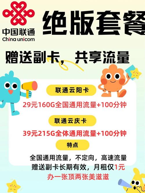 联通绝版套餐来袭29元畅享160g全国通用流量