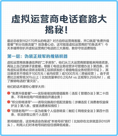 虚拟运营商电话套路大揭秘喵
