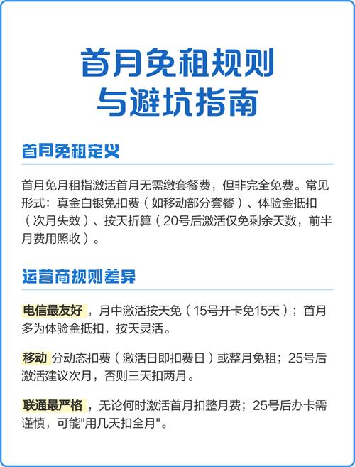 首月免租的真相你以为薅了羊毛其实可能被反杀 混迹通信圈五年