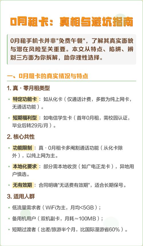 0月租卡真相与避坑指南 0月租手机卡不是免费午餐