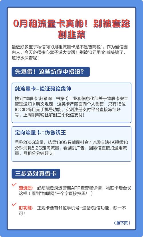 0月租流量卡真相别被套路割韭菜
