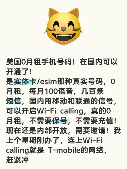 美国0月租手机号跨境通信神器来了