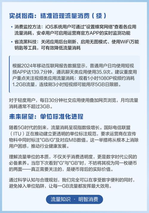 在数字化时代流量单位g与gb的认知差异引发广泛关注