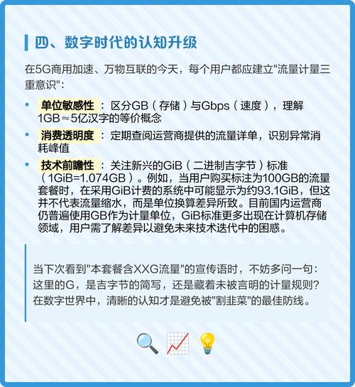 在数字化时代数据流量已成为数字血液但g与gb的单位认知差异常
