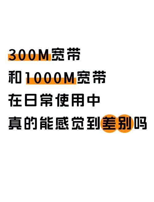 300m和1000m宽带哪个更适合你