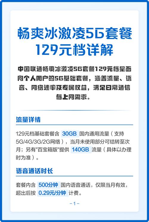 畅爽冰激凌5g套餐129元档详解