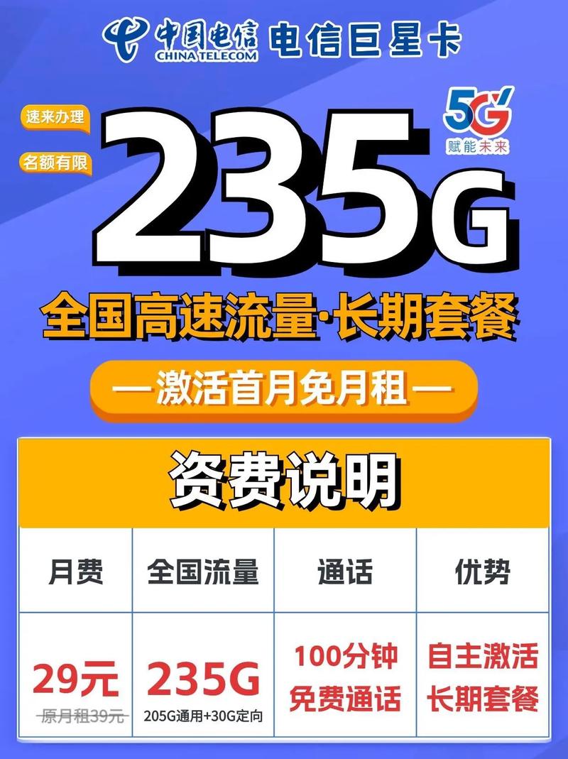 全体起立电信19元135g流量卡它来了还在纠结自己的流量