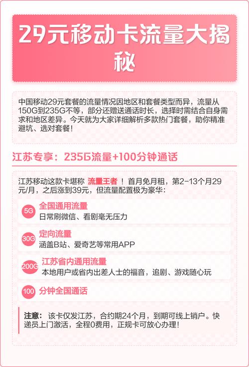 29元移动卡流量大揭秘