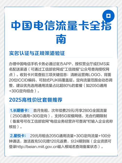 中国电信流量卡全指南