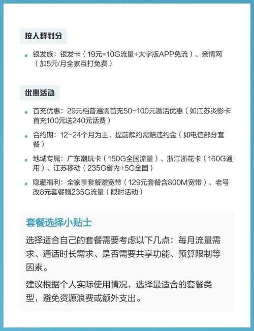 2025移动套餐资费流量适配指南 一2025年中国移动套餐全解析资费