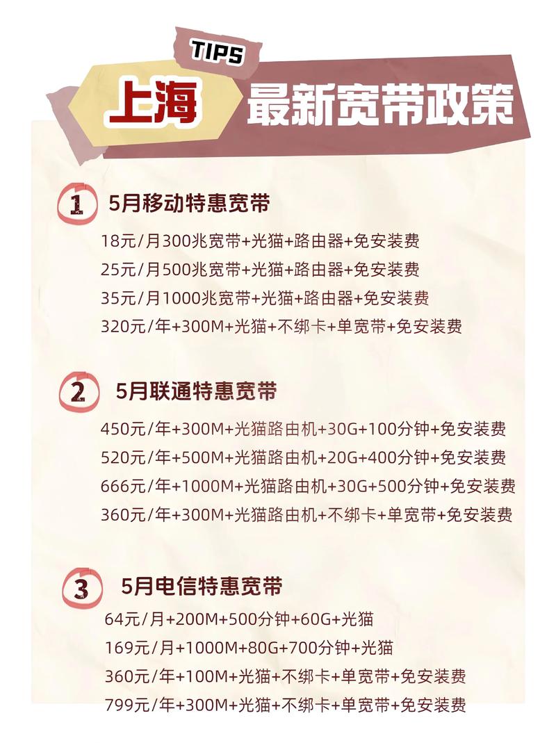 上海宽带白菜价5月特惠速抢移动用户看这里