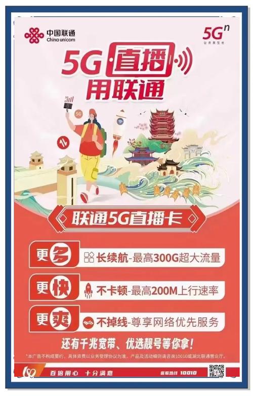 联通5g直播卡主播们的流畅直播神器