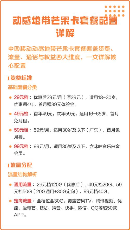 动感地带芒果卡套餐配置详解